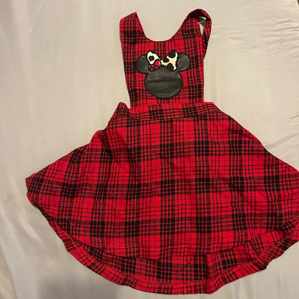 Minnie Mouse skirt overall